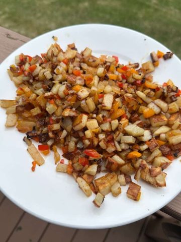 A Plate of Potato O'Brien