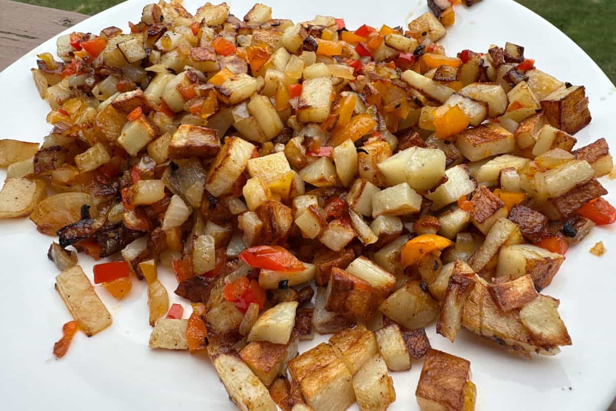 Crispy Fried Potatoes O'Brien