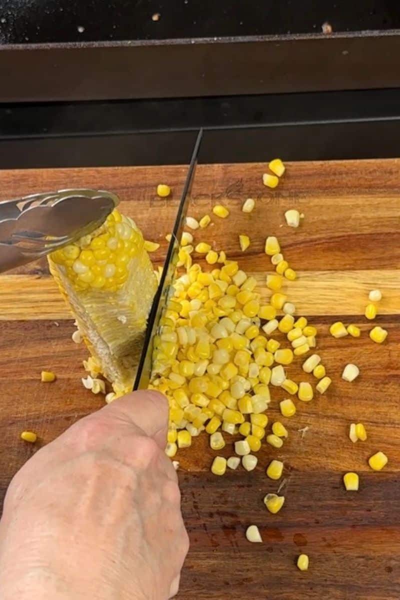Cutting the Kernels from Corn on the Cob