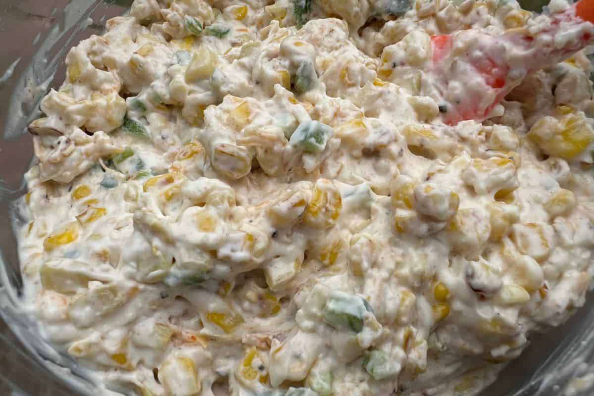 Close up of Mexican Street Corn Dip 2
