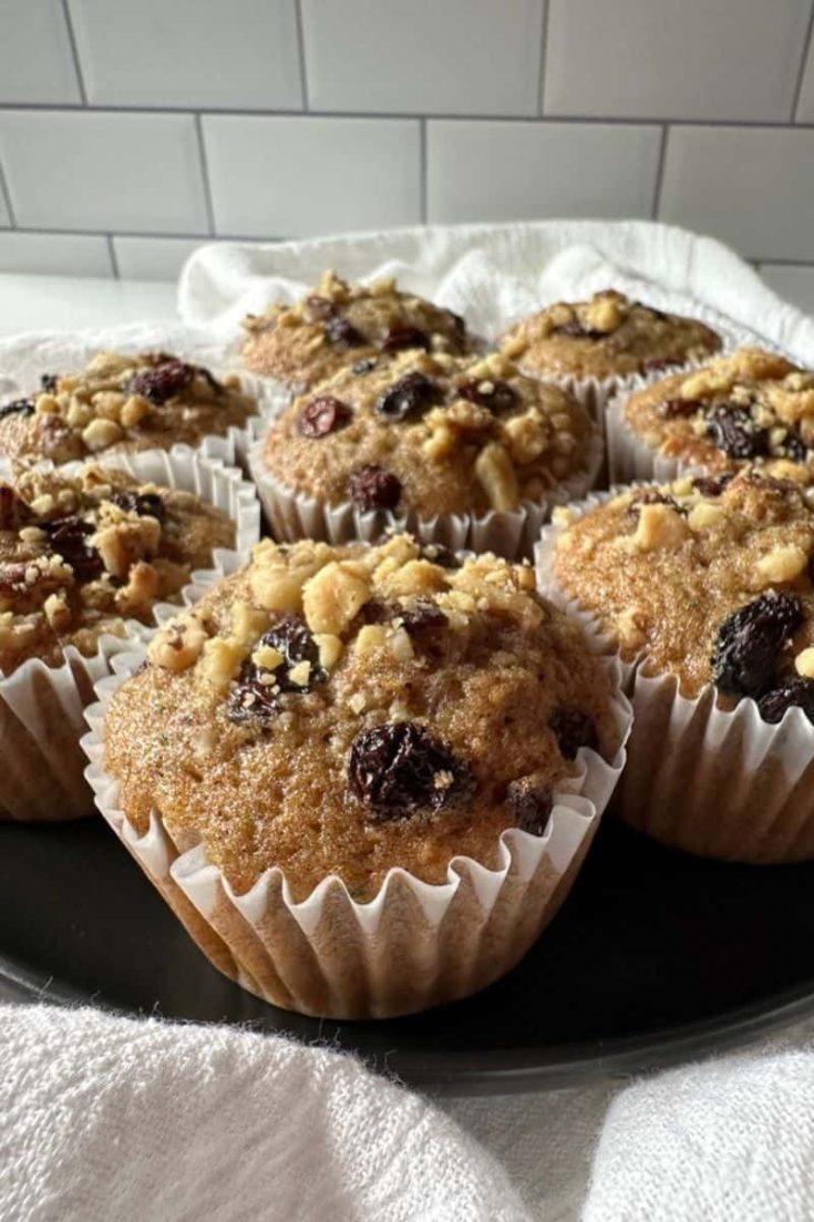 A Plate of Zucchini Muffins